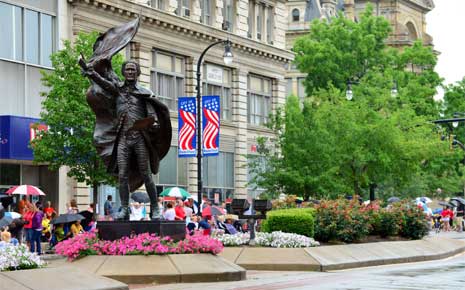 Alexander Hamilton statue in Butler County, OH